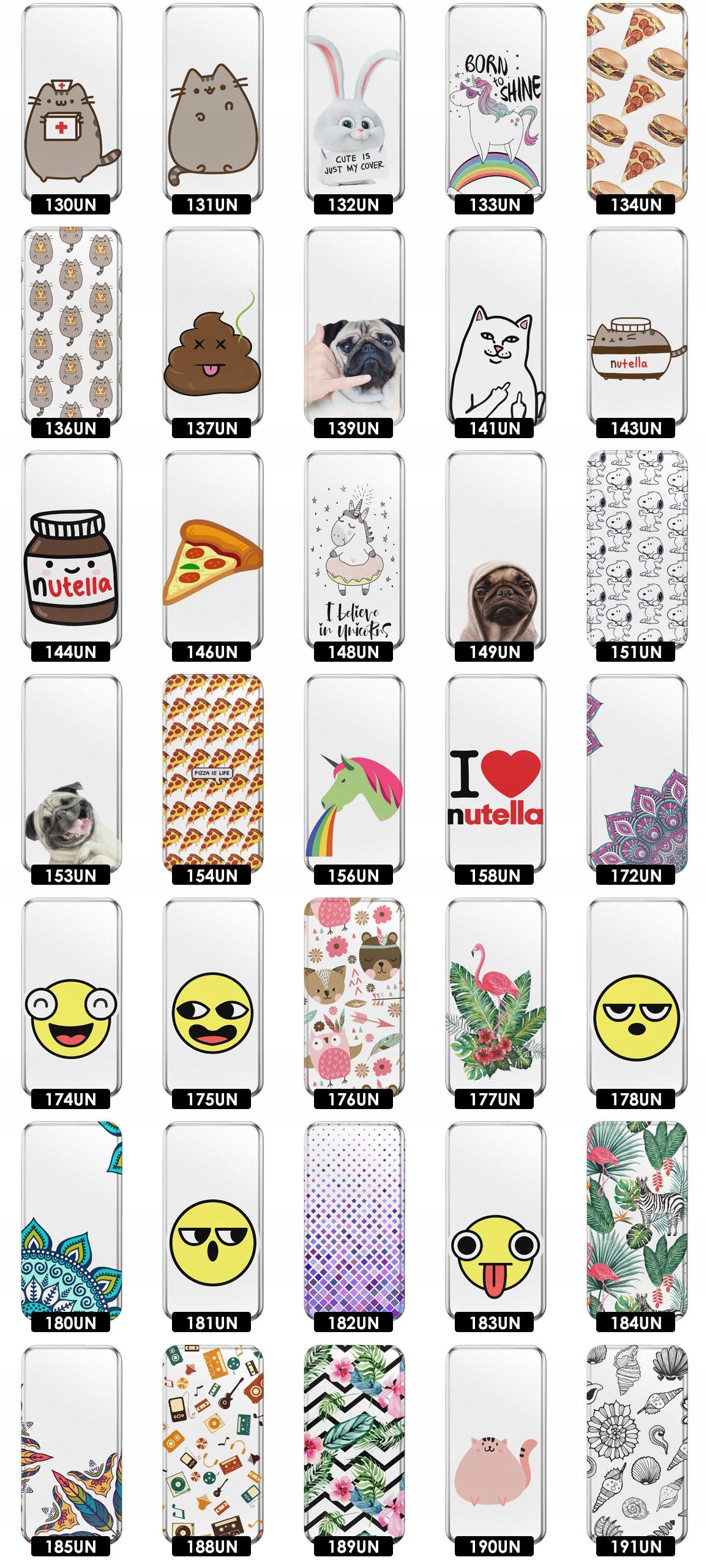 MODNE ETUI DO HUAWEI MATE 10 LITE WZORY + SZKŁO Materiał inny