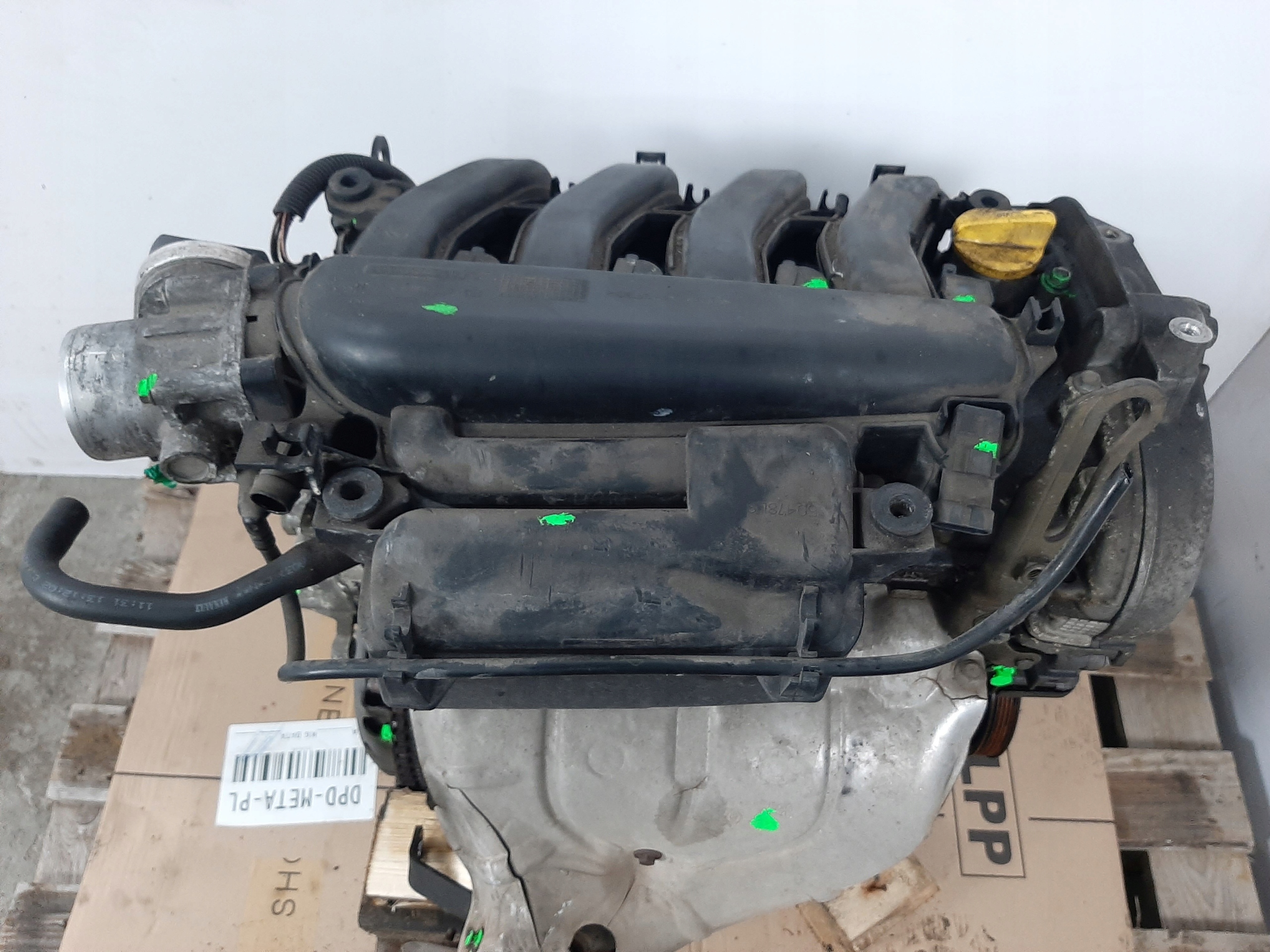 renault MEGANE II 1.6 16V 02R Двигатель K4M760 83KW 113KM