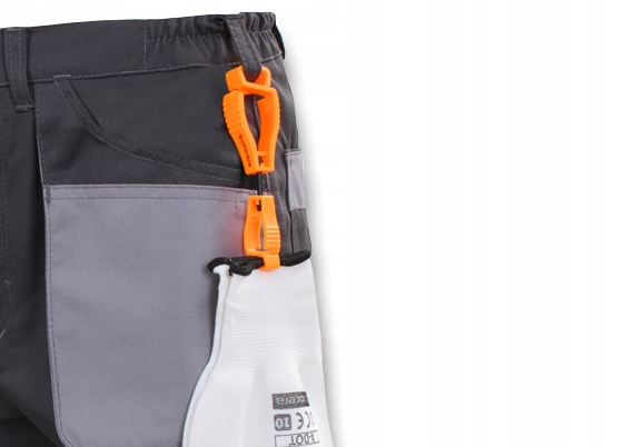 Uchwyt do rękawic breloczek do kluczy klips X-CLIP pomarańczowy Długość 125 mm