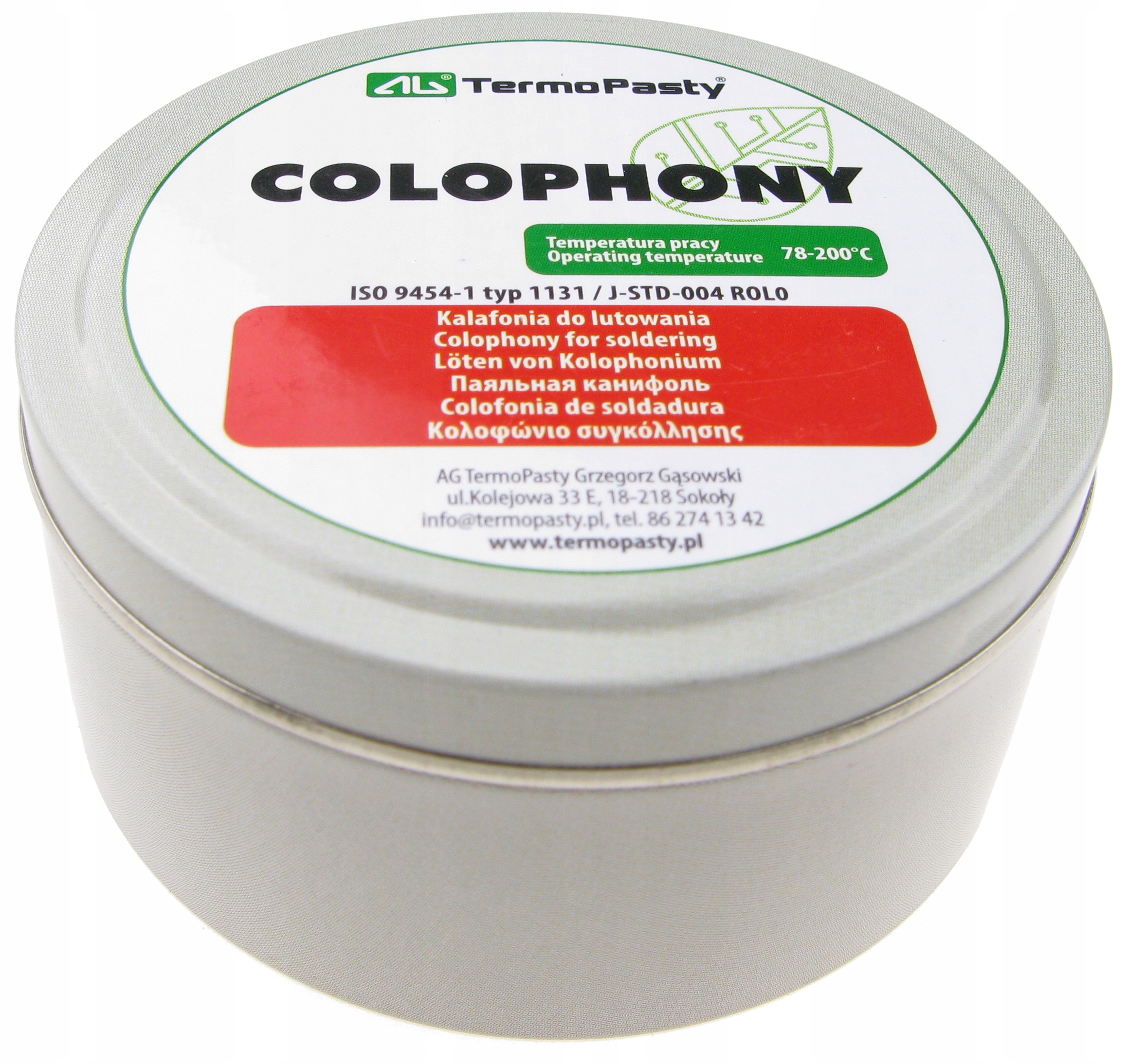 Kalafonia aktywna 100g AG TermoPasty /1366