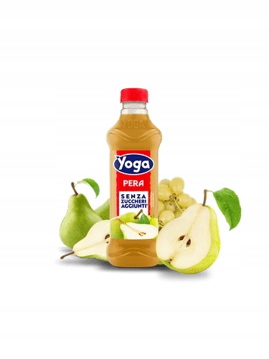 5 x hruškový nektar bez cukru Pera Senza Zucchero 1 l Yoga