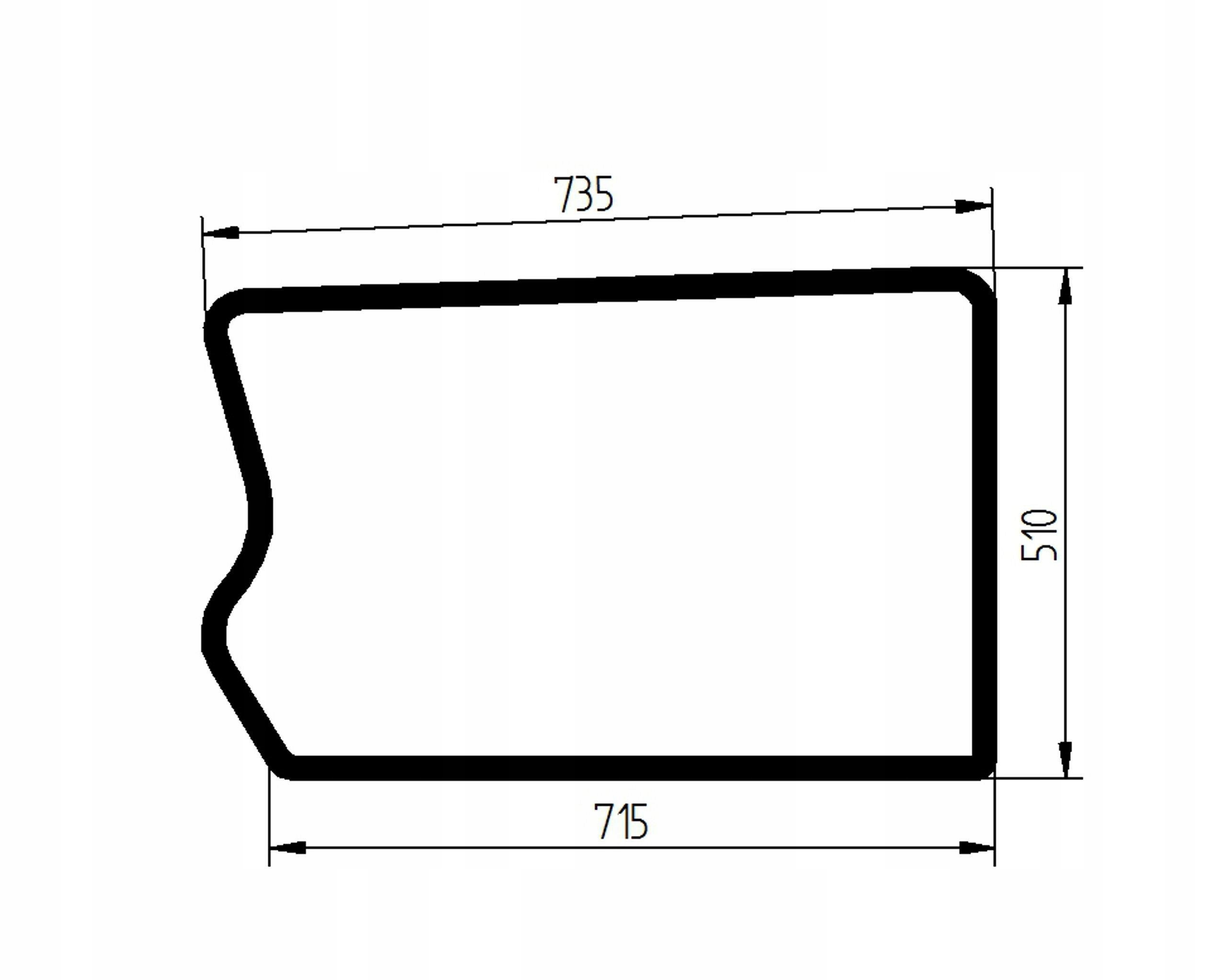sklo teleskopický nakladač Jcb dveře 827/80300