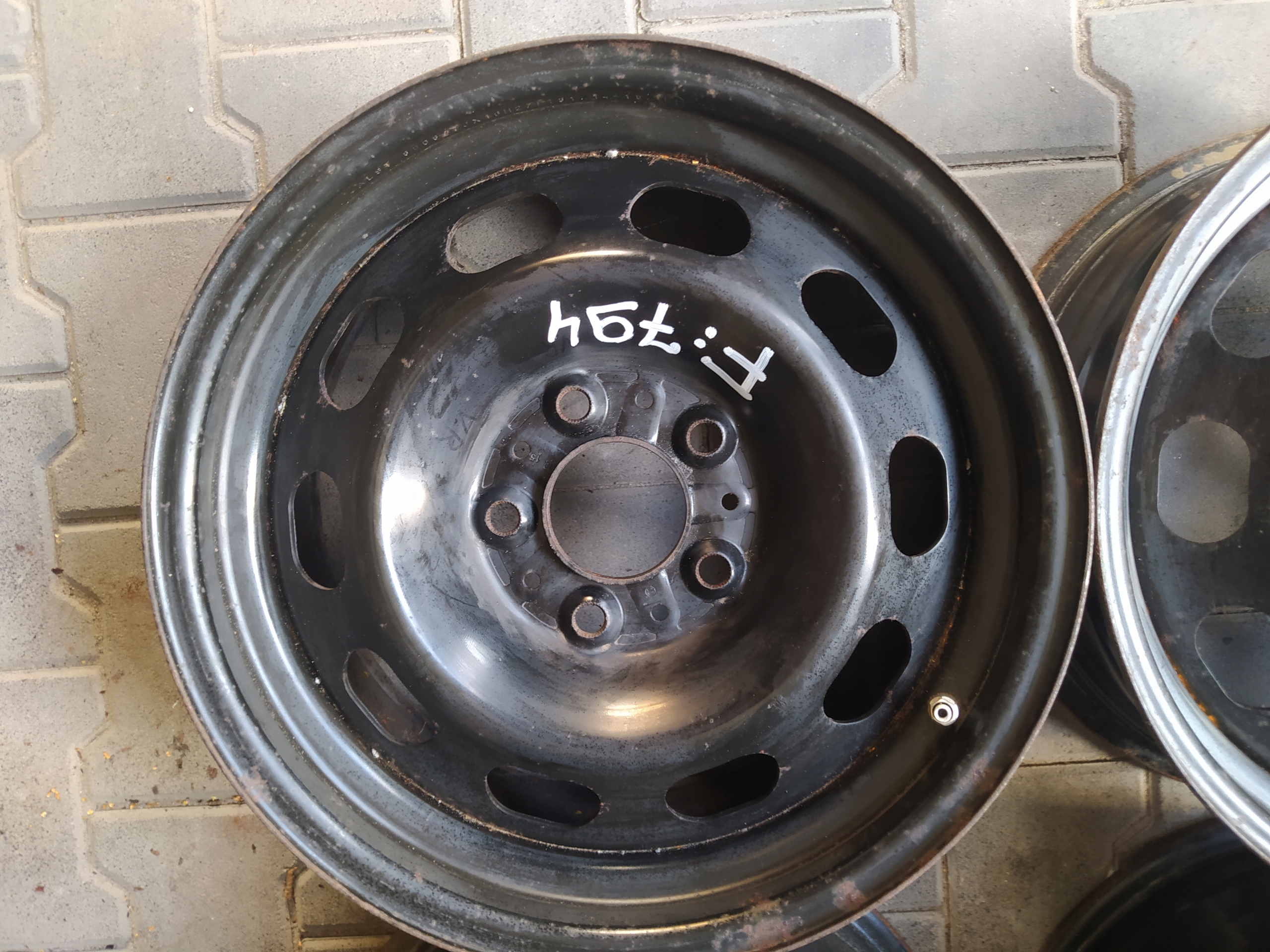 FELGI STALOWE BMW 7X16 5X120 ET31 CZUJNIKI nr ALCAR 8008 Średnica felgi 16