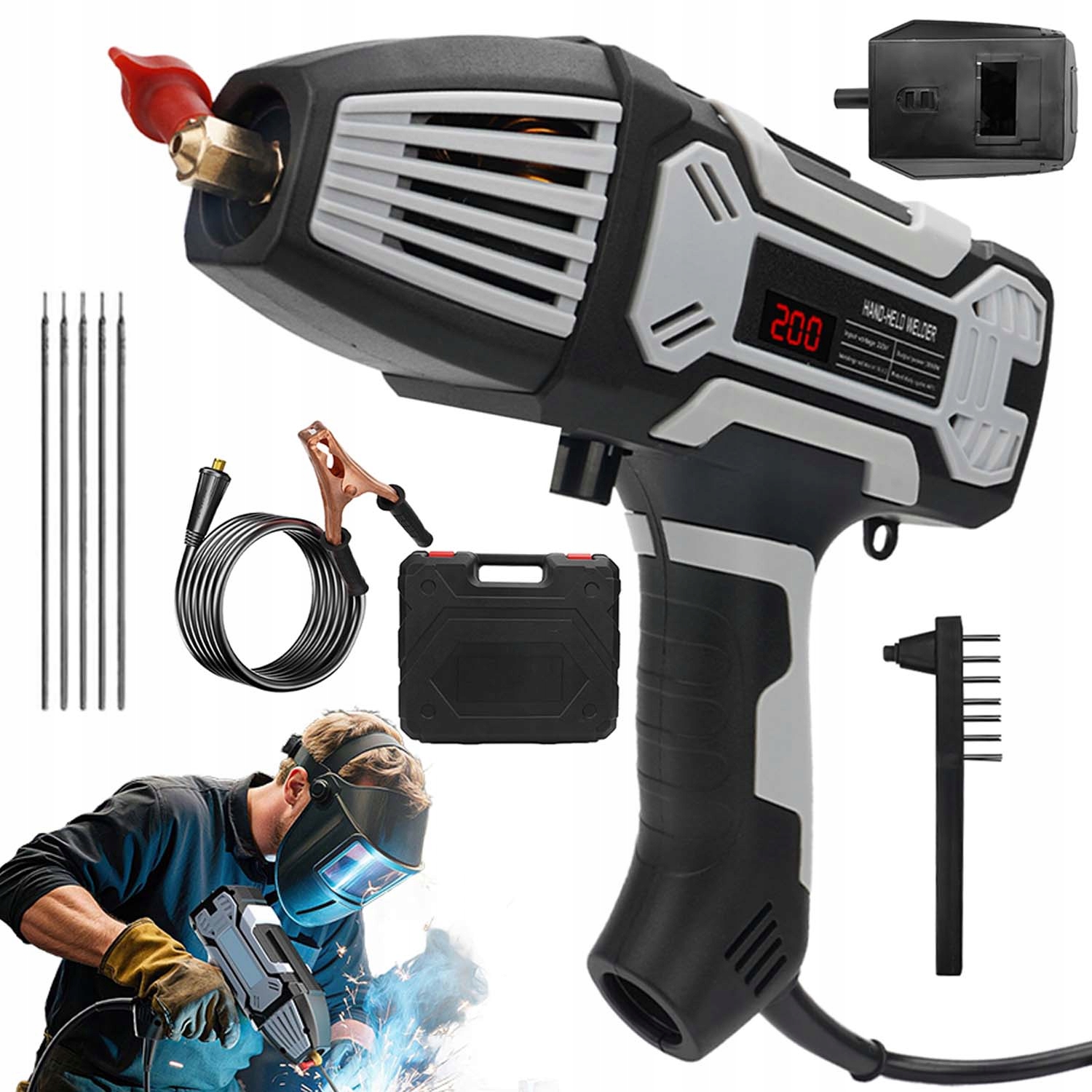 Ruční Svařovací Stroj S Funkcí Hot Arc Start, Technologie Igbt Pro Ocel A Kov