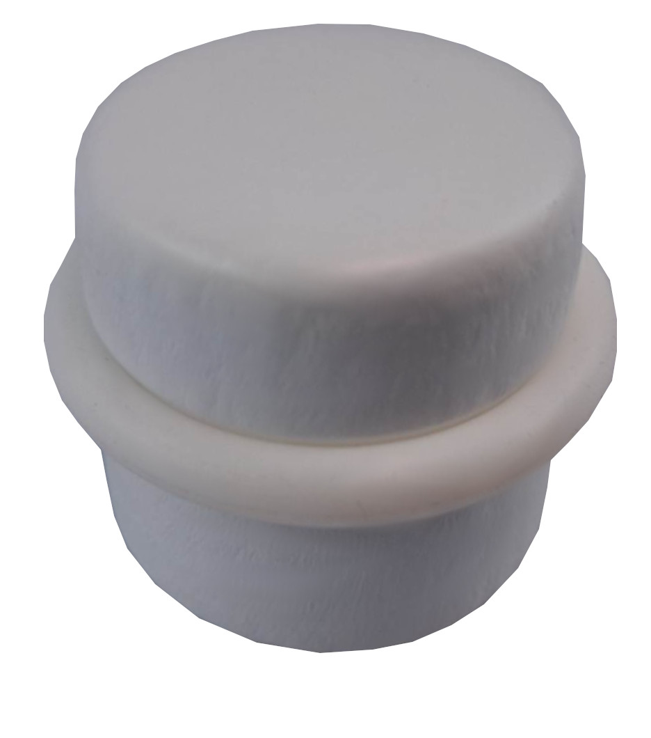 ODBOJNIK DO DRZWI SAMOPRZYLEPNY WALEC 36MM BIAŁY