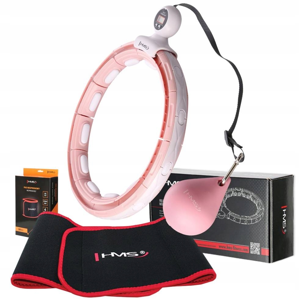Hula Hop Odchudzające Z Obciążeniem Wypustkami Magnetyczny Pas Hms