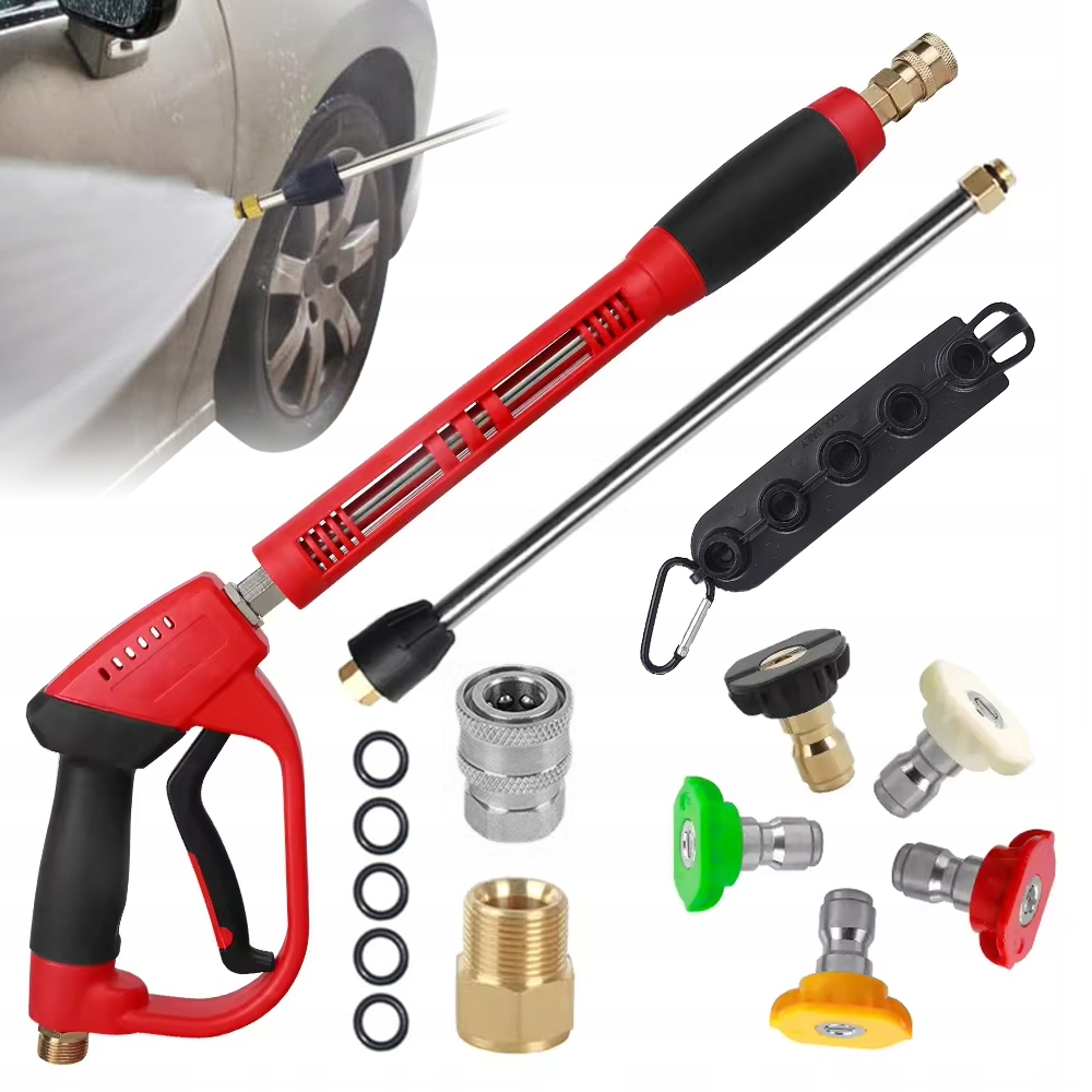 Lancet Do Myjki Ciśnieniowej 3 Długości 40 24 9 Cali 5 Dysz M22 Adapter