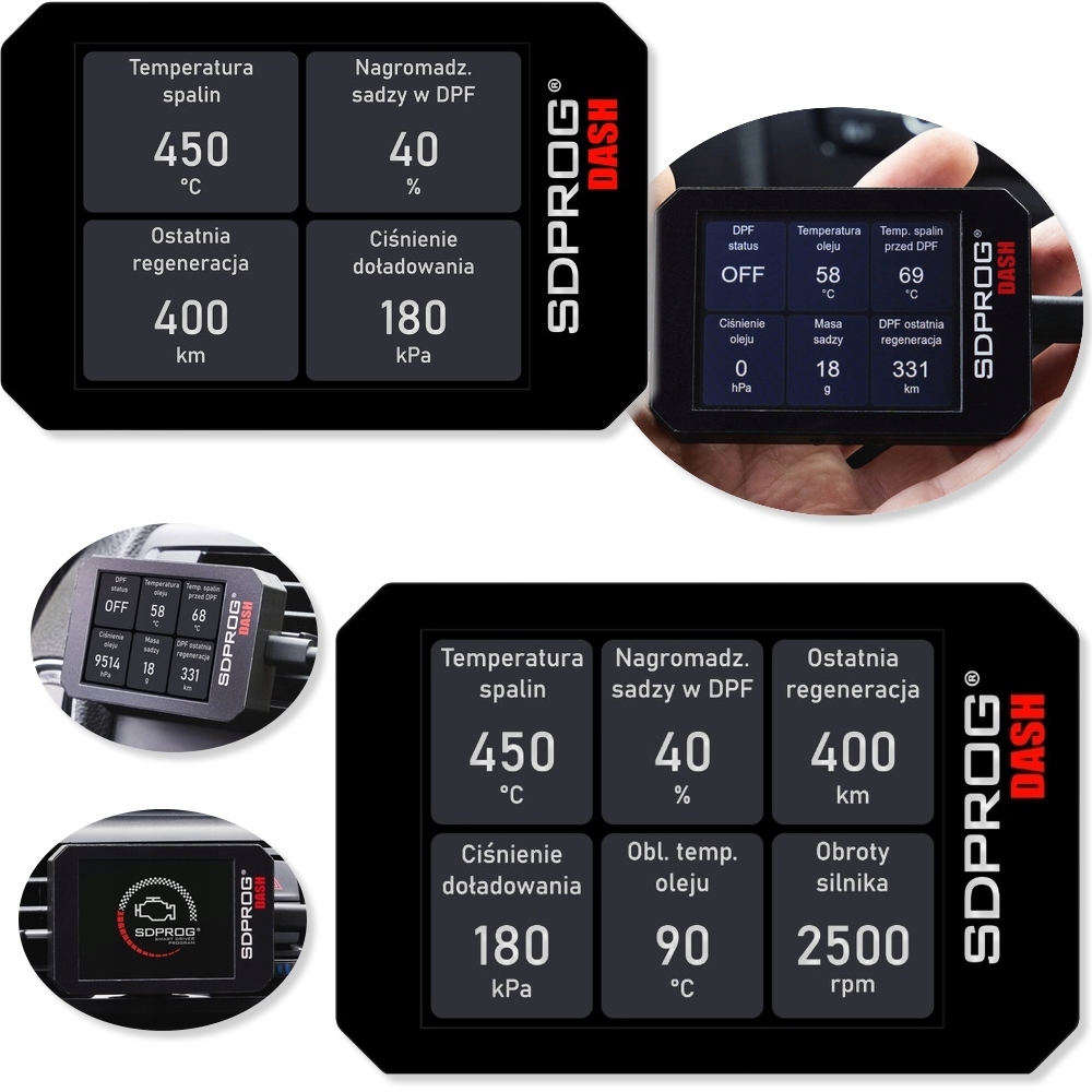 Monitorowanie Kontrola Wypalania Dpf Fap Gpf Doładowanie Turbo Obdii OBD2