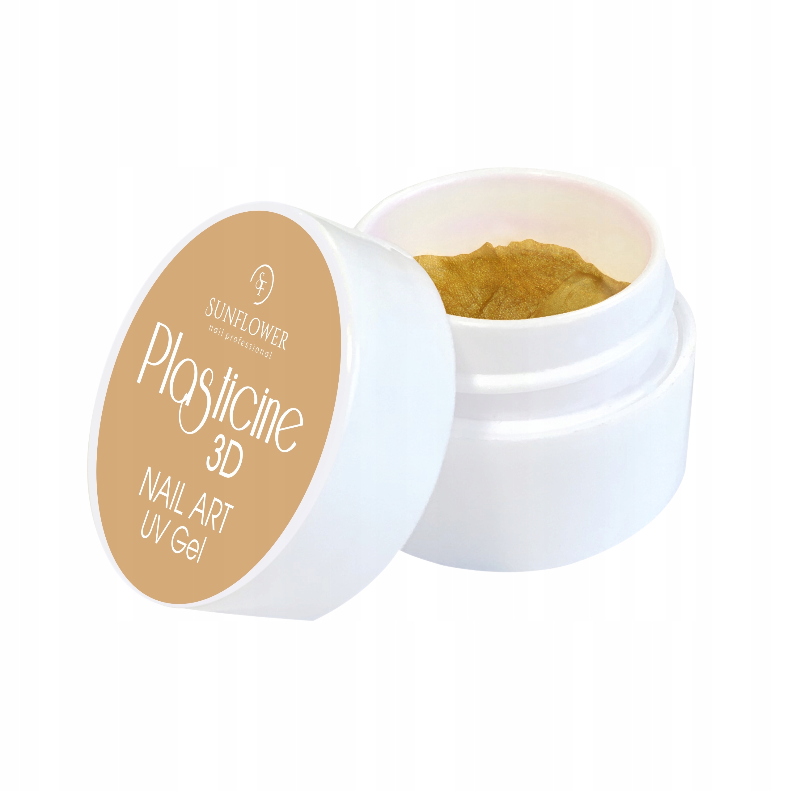 Plasticine UV Gel Plastelína na nechty Gold 4g