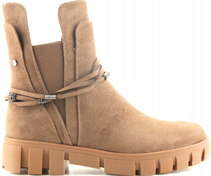 

iBUTY Botki Workery Vinceza 10761 Beżowe Zamsz 41