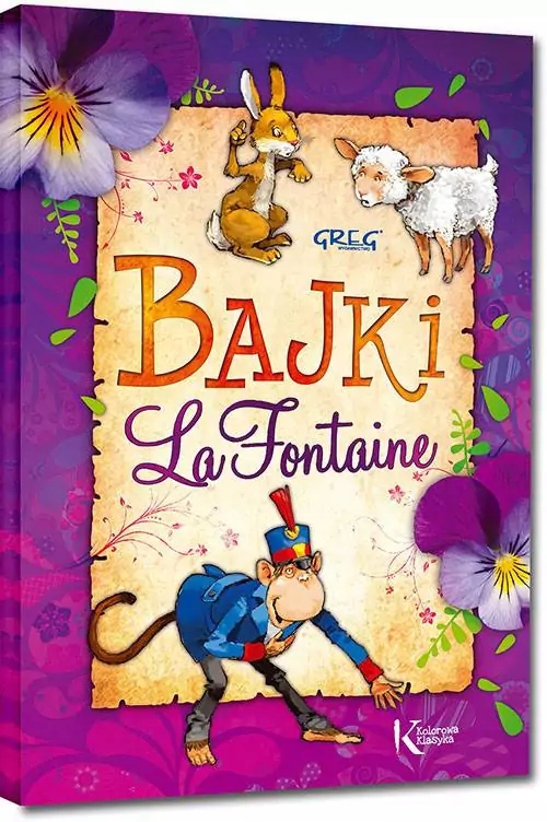 

Bajki La Fontaine kolorowe ilustracje