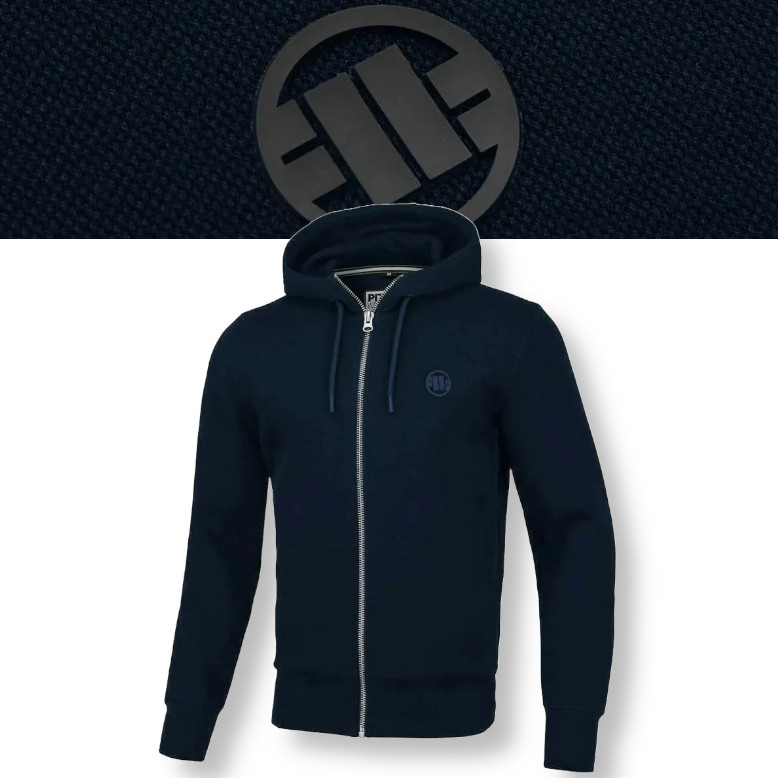 Męska Bluza rozpinana z kapturem Logo Pitbull