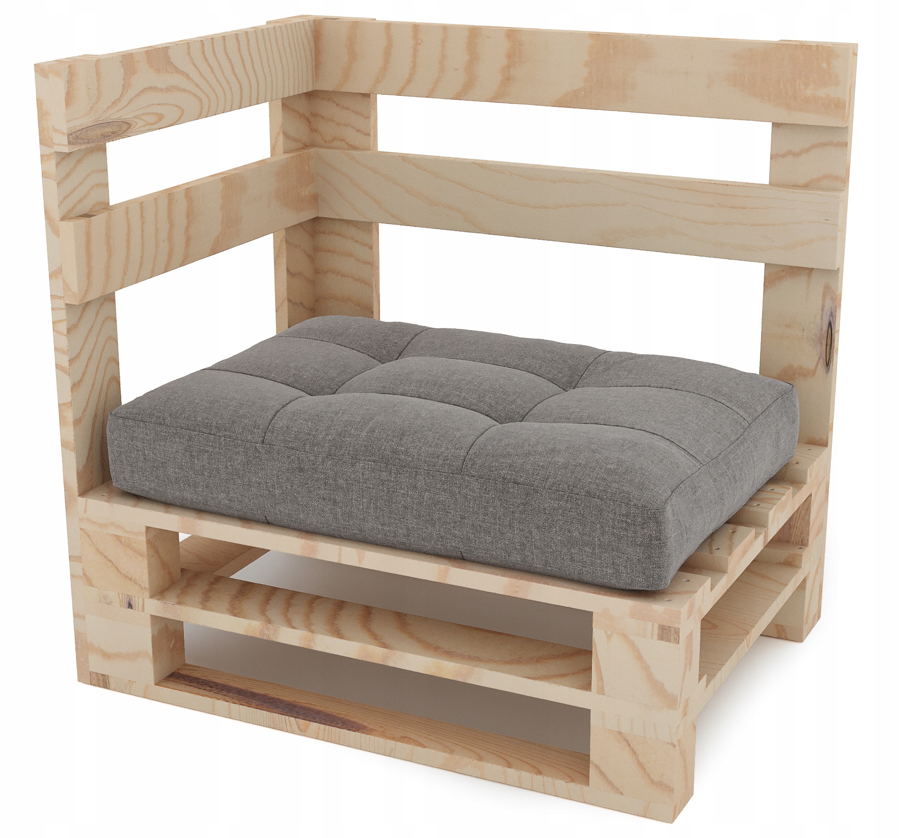 Nábytek z palet 80/60 cm Rohový dřevěný nábytek (Mpe-N-8/6N)