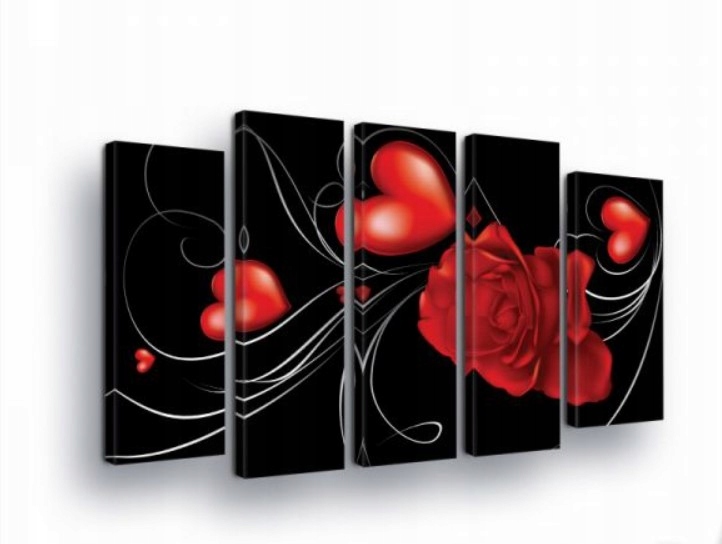 Obraz 150x100 Láska romantika vášeň ruža srdce elegancia štýl