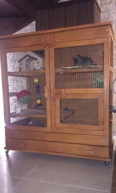 Voliéra pro činčily 125x150x60 Výrobce