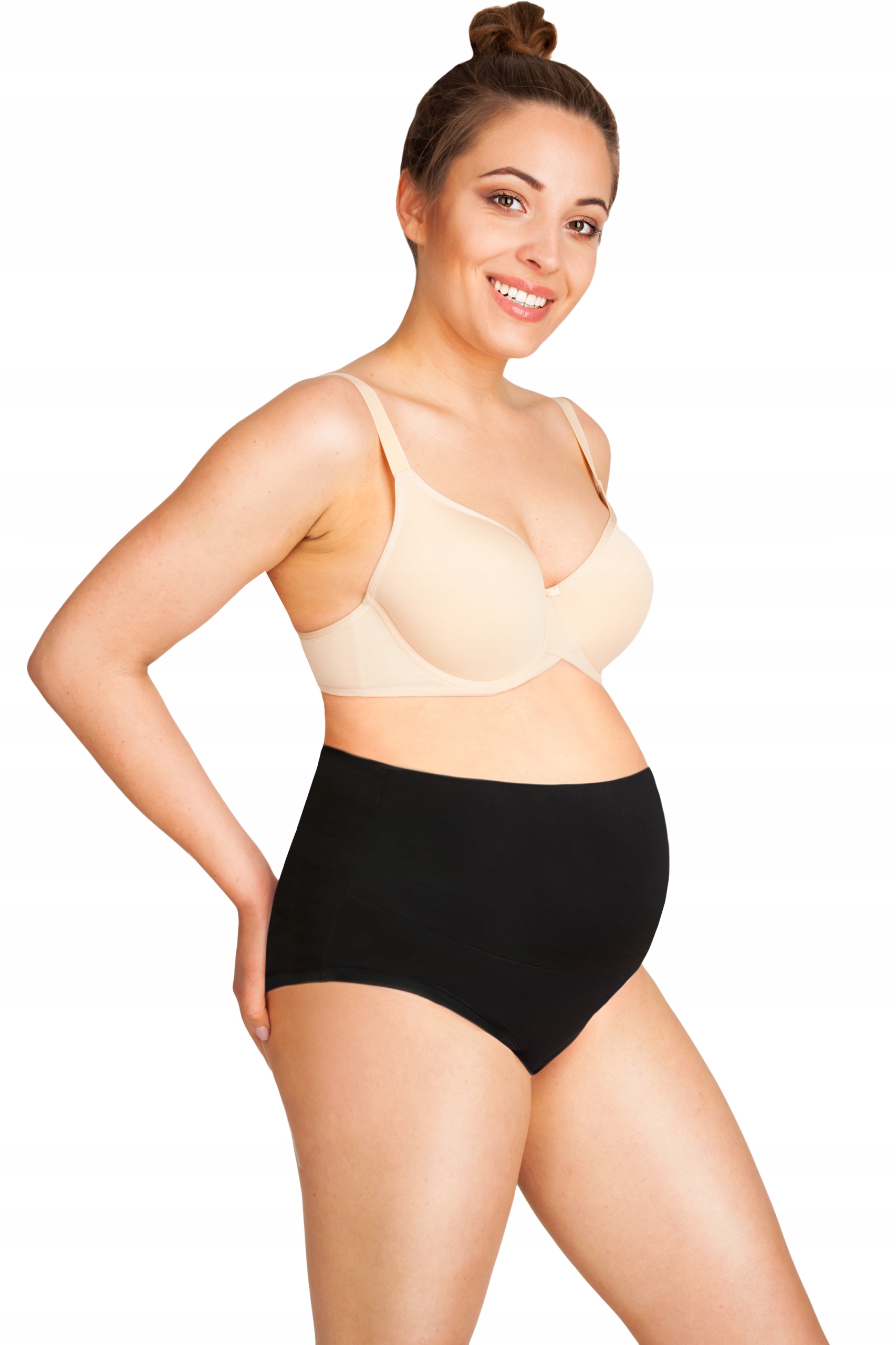 Majtki ciążowe profilowany wysoki panel TRÓJPAK Marka Inna marka