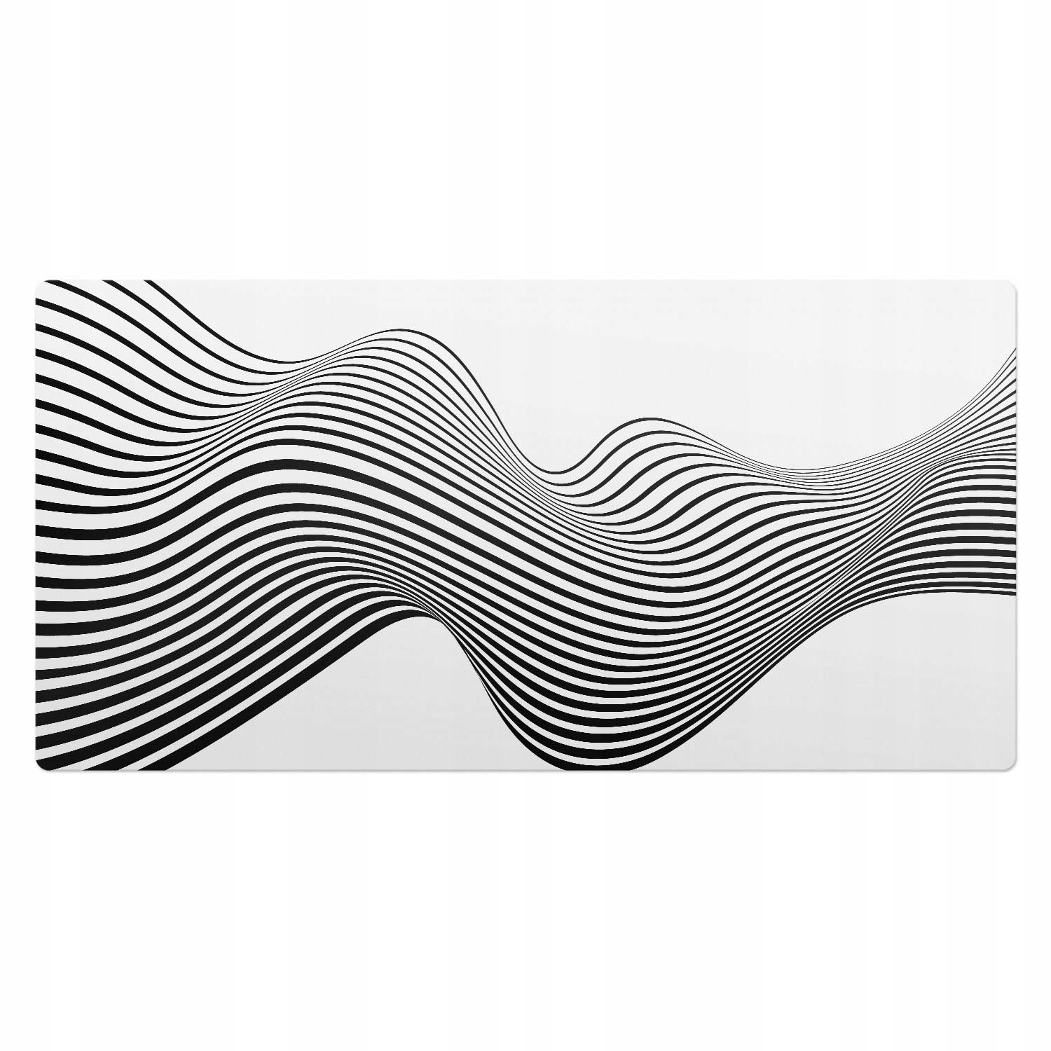 Protiskluzová podložka na psací stůl do kanceláře Vlny pohyblivých linií 100x50 cm