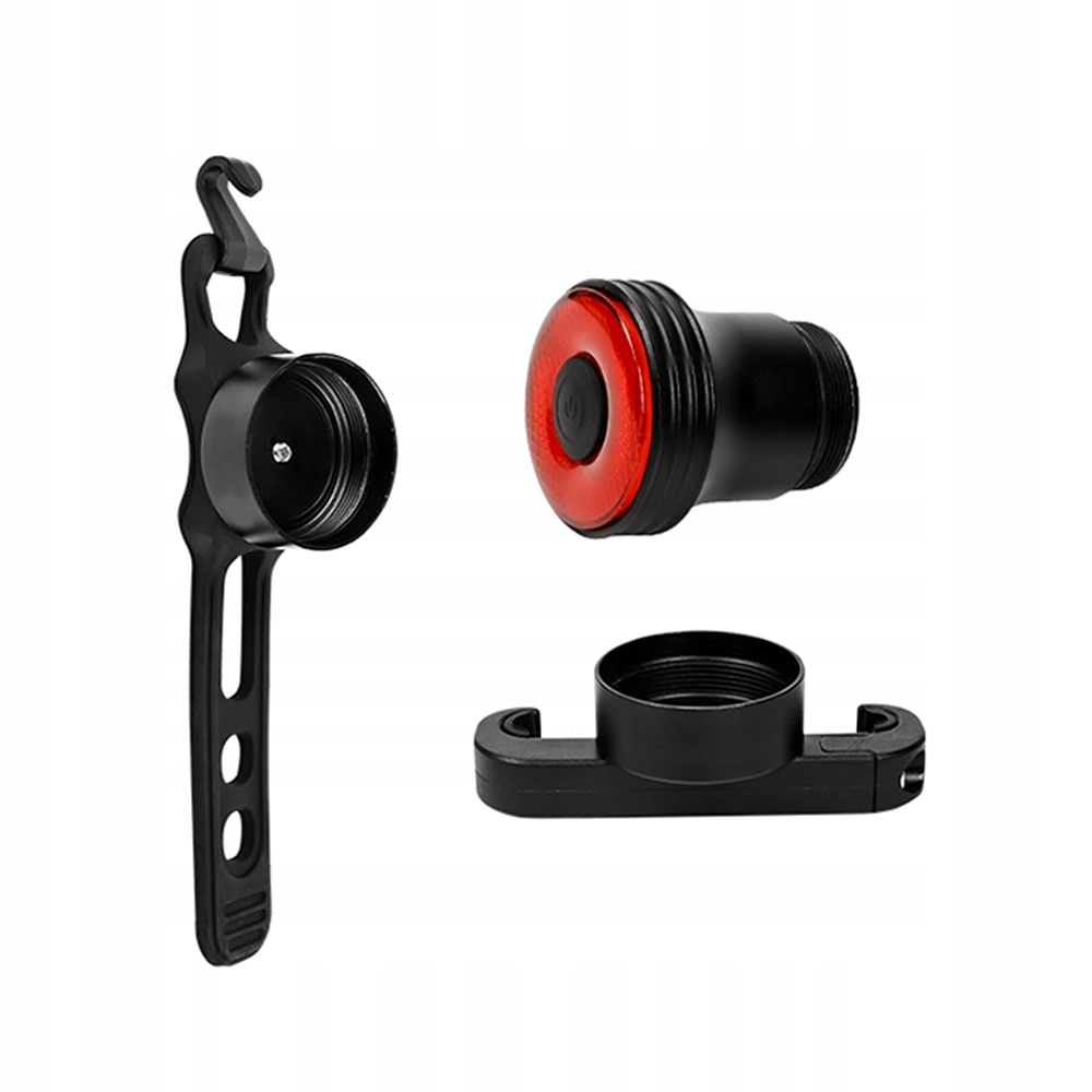 Lampka Rowerowa Tylna Led Stop Czujnik Hamowania Usb-c Wodoodporna 5 Trybów