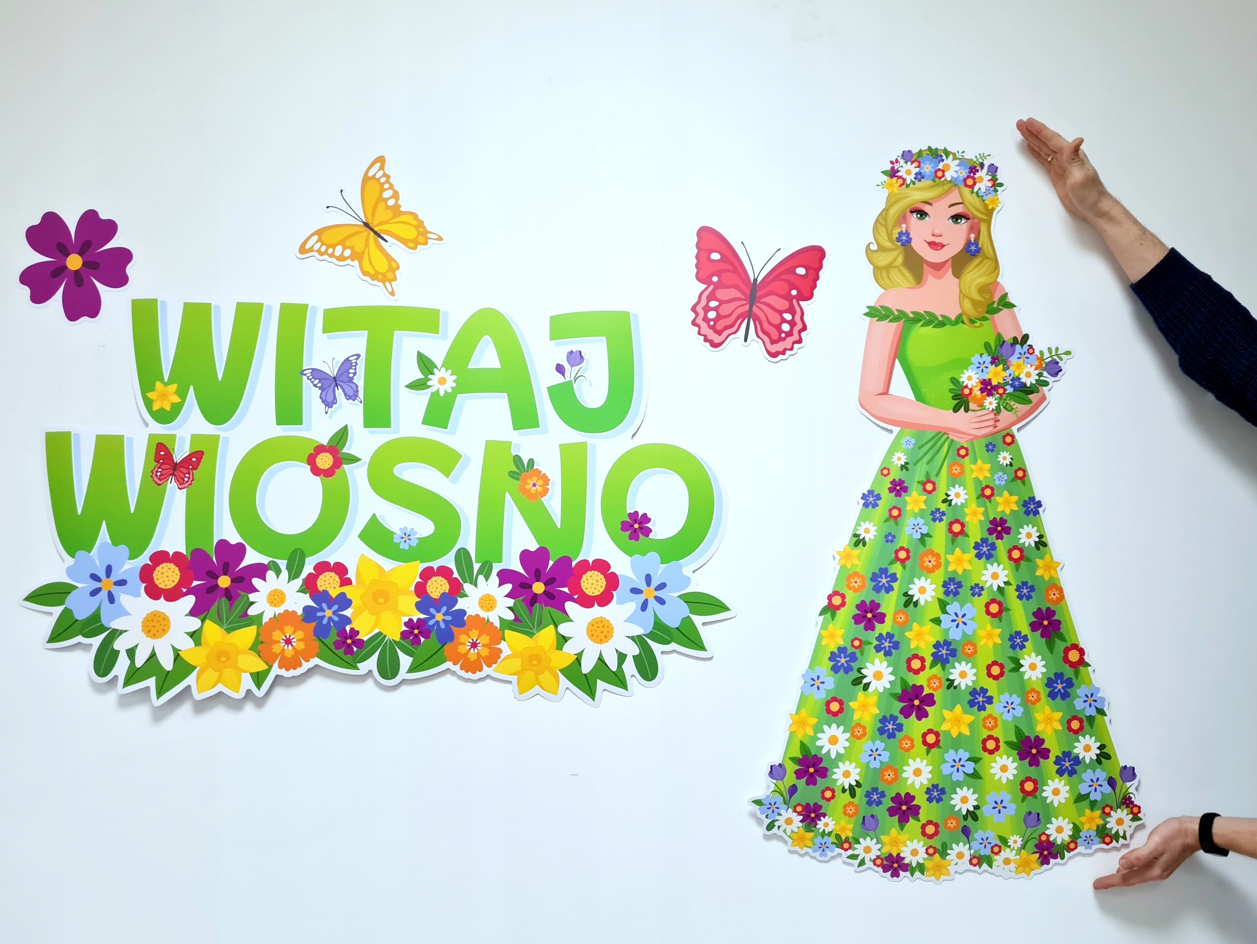 Dekoracja wiosenna Pani Wiosna (rozmiar XXL) Bohater brak