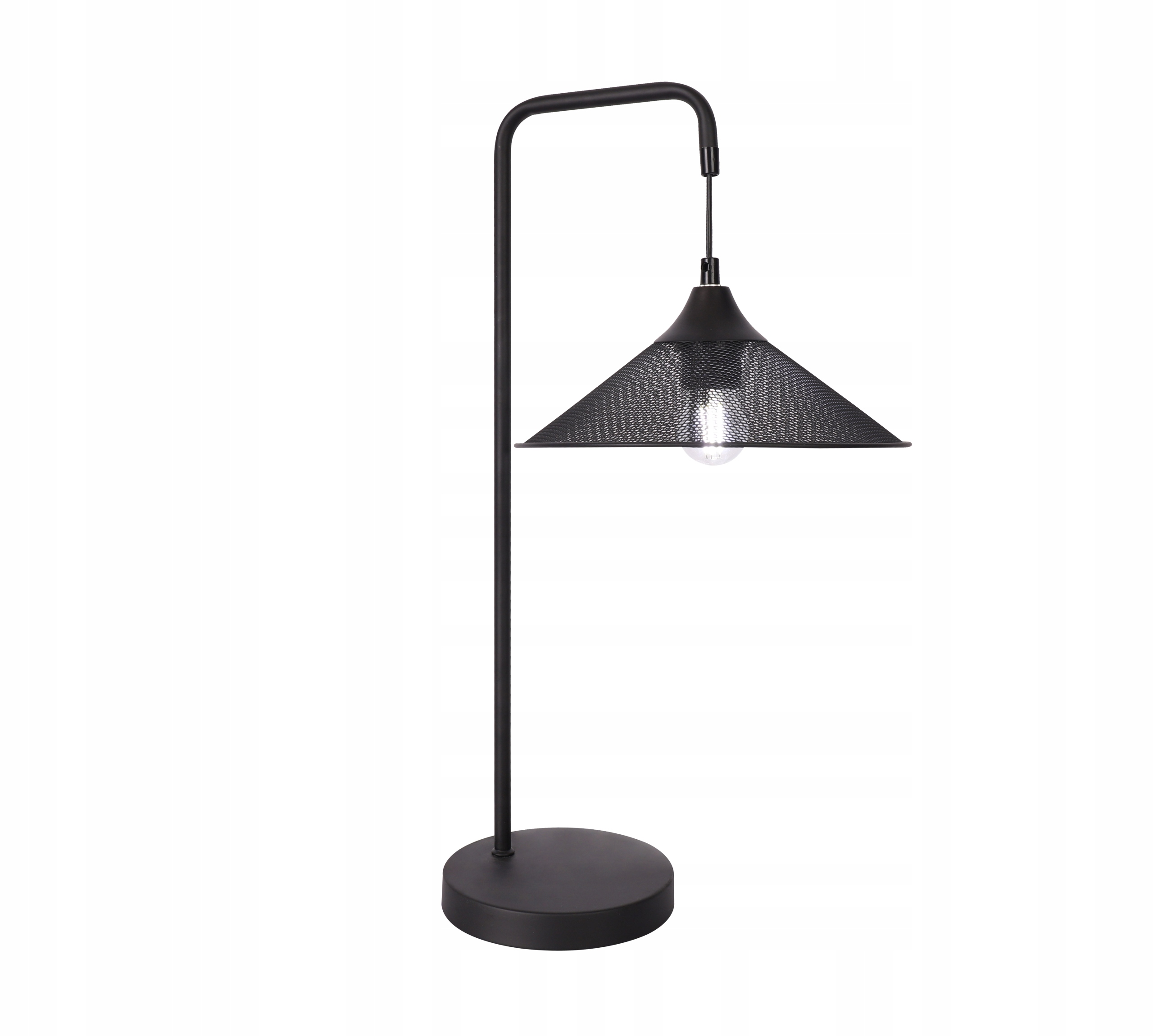 Stolová lampa čierna kovová 40W E27 Kiruna Ledea
