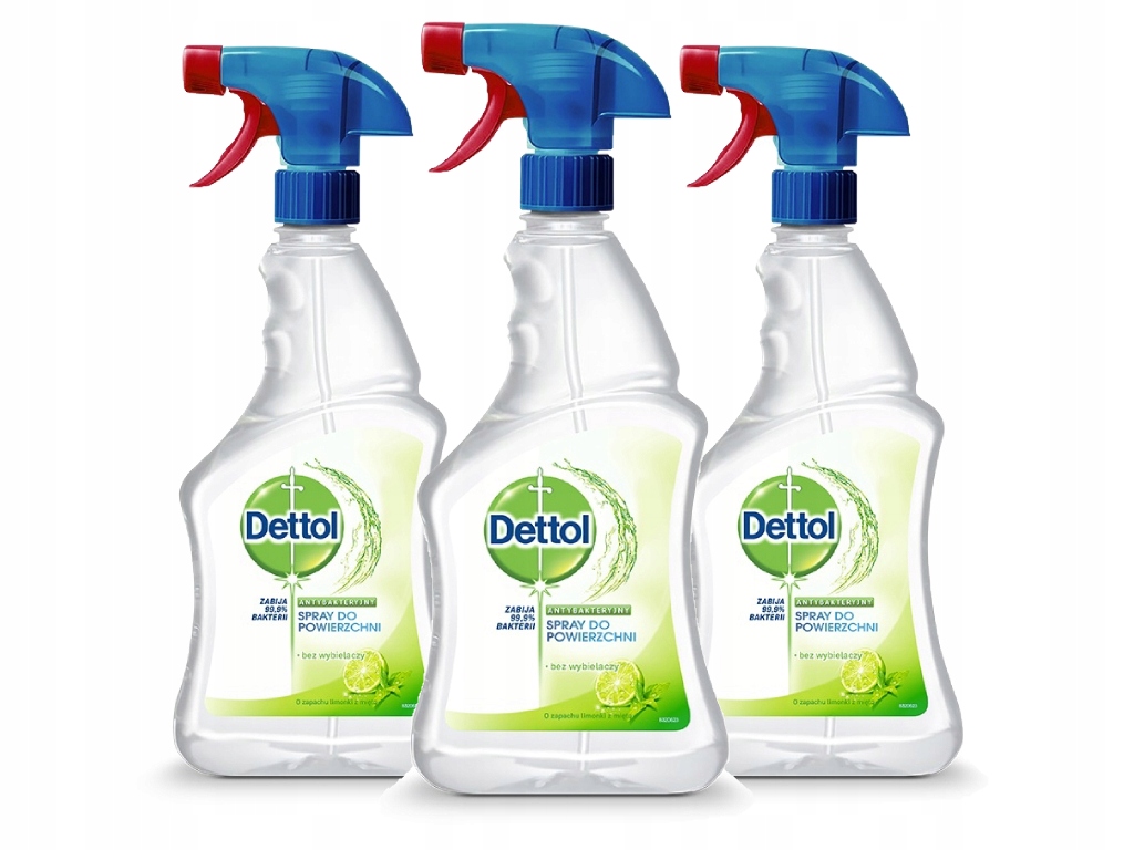 

Dettol spray do powierzchni limonka i mięta 3 szt