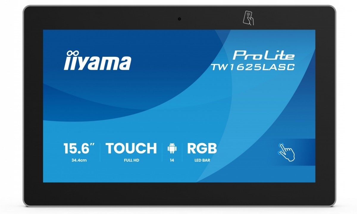 Dotykový monitor 15,6" iiyama ProLite TW1625LASC-B3PNR Ips Led Android 14