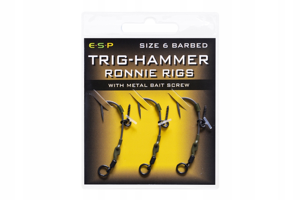 Haczyki Trig-hammer Ronnie Rigs 3szt Roz 6 Esp