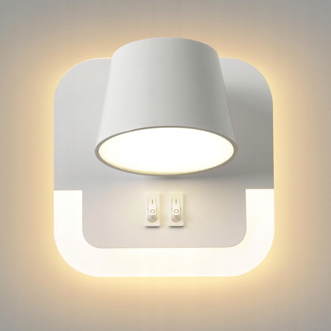 Led nástěnná lampa noční lampa, 4W 8W 3000K Awekliy
