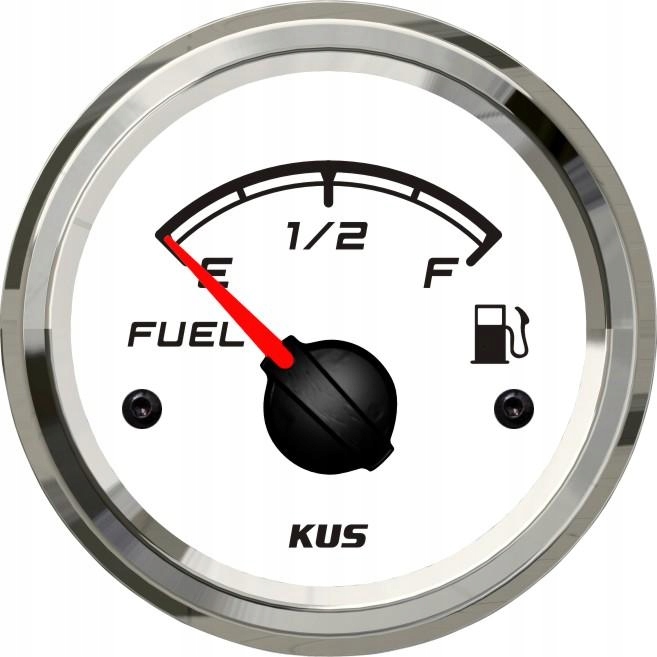 Wskaźnik poziomu paliwa Kus SeaQ Ws 0-190 52 mm do łodzi jachtu kampera