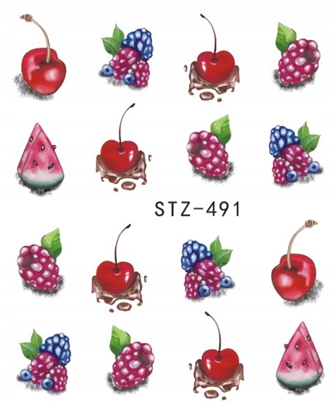 

Naklejki Wodne Na Paznokcie Kalkomania 491