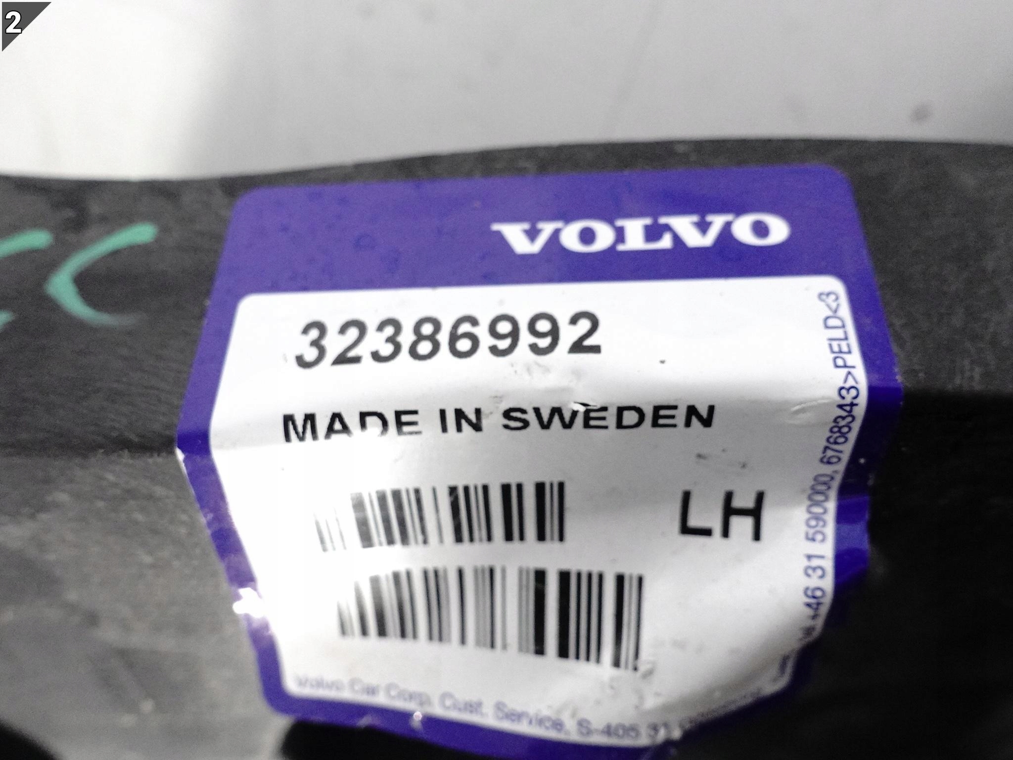 VOLVO XC40 EX40 C40 RECHARGE 17- support bracket holder W bumper left rear part