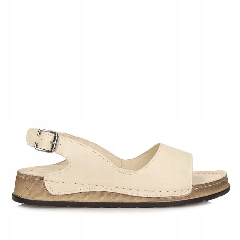 Dámské sandály T.Sokolski Hh SL306 Beige béžové kožené na platformě