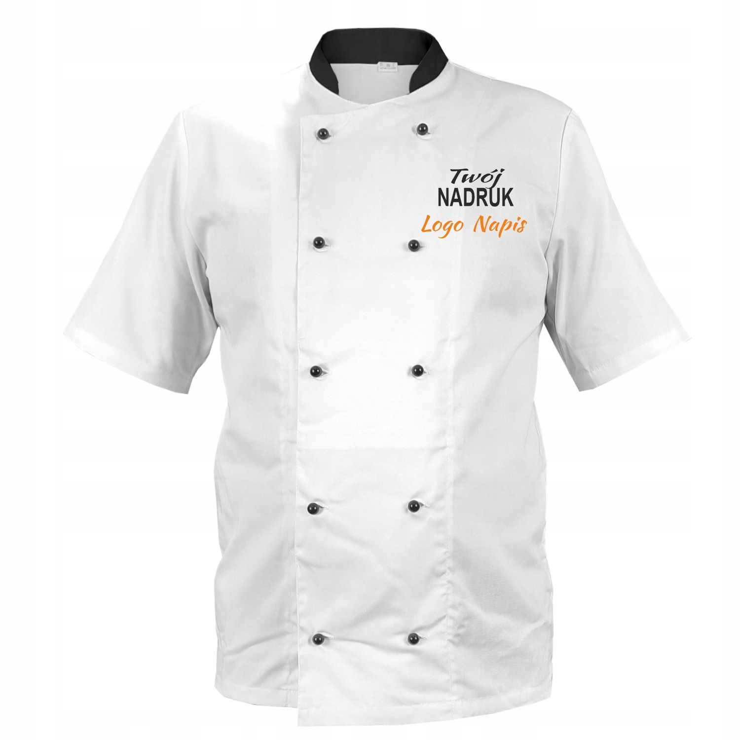 Mikina Kitel bílá s vložkami a vaším potiskem loga, velikost M