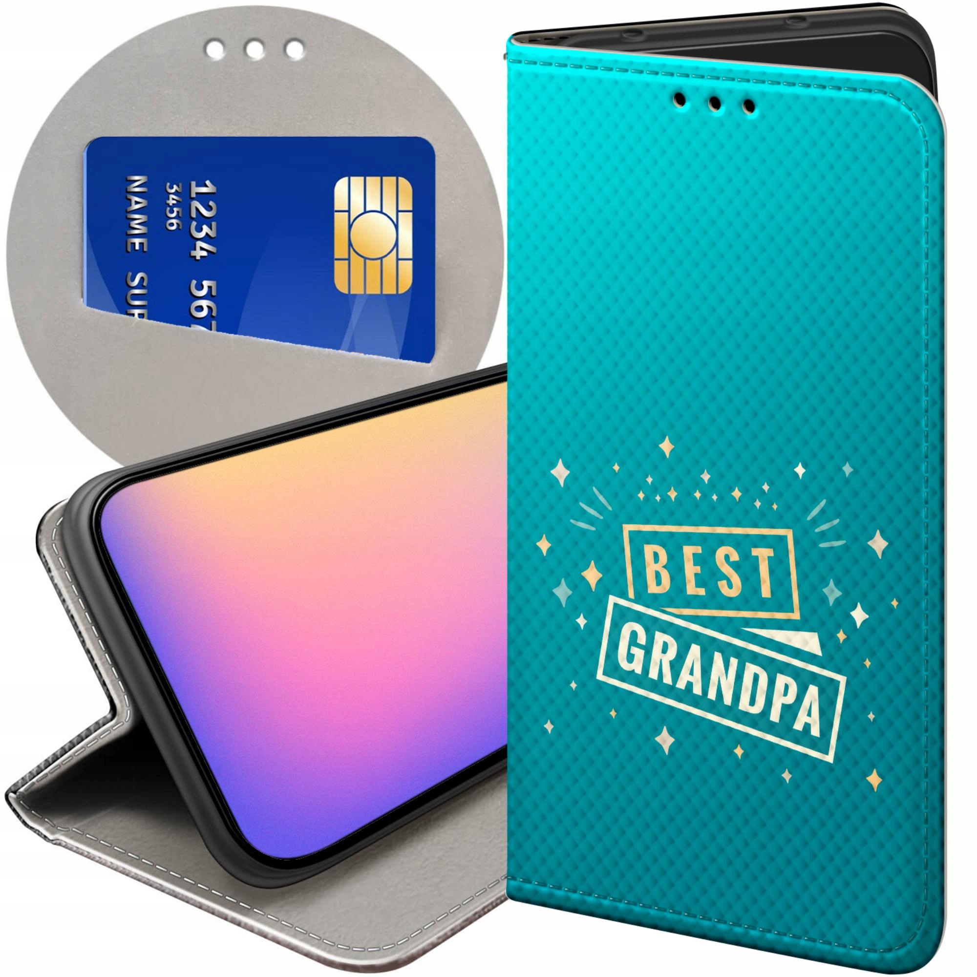 Etui Z Klapką Do Honor 400 Dla Dziadka Dziadziuś Dziadzia Futerał