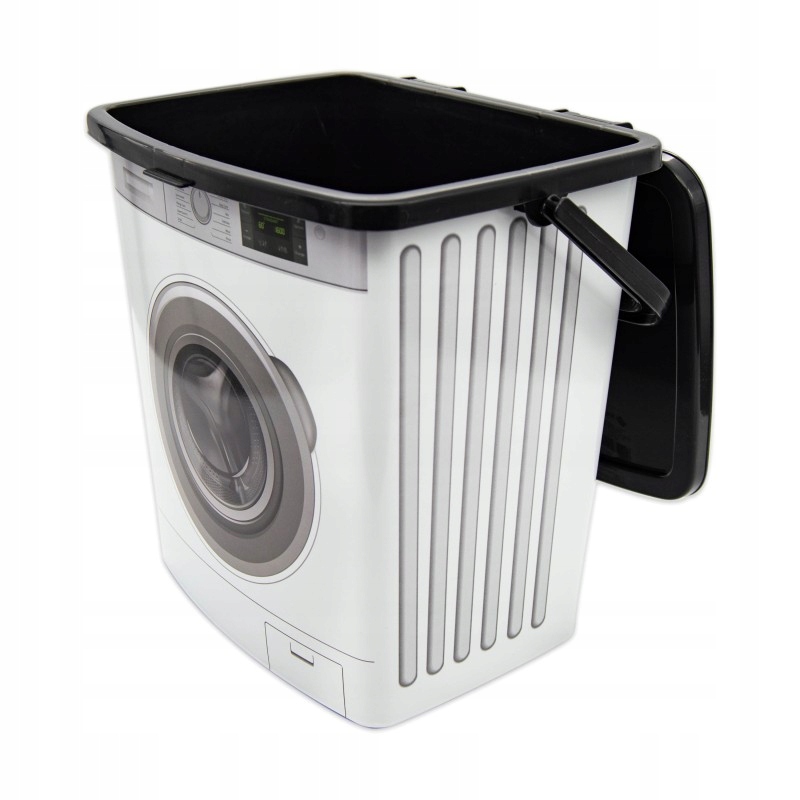 POJEMNIK NA PROSZEK DETERGENTY KAPSUŁKI DO PRANIA NA KARMĘ 5L ZAMYKANY biał Pojemność 6000 ml