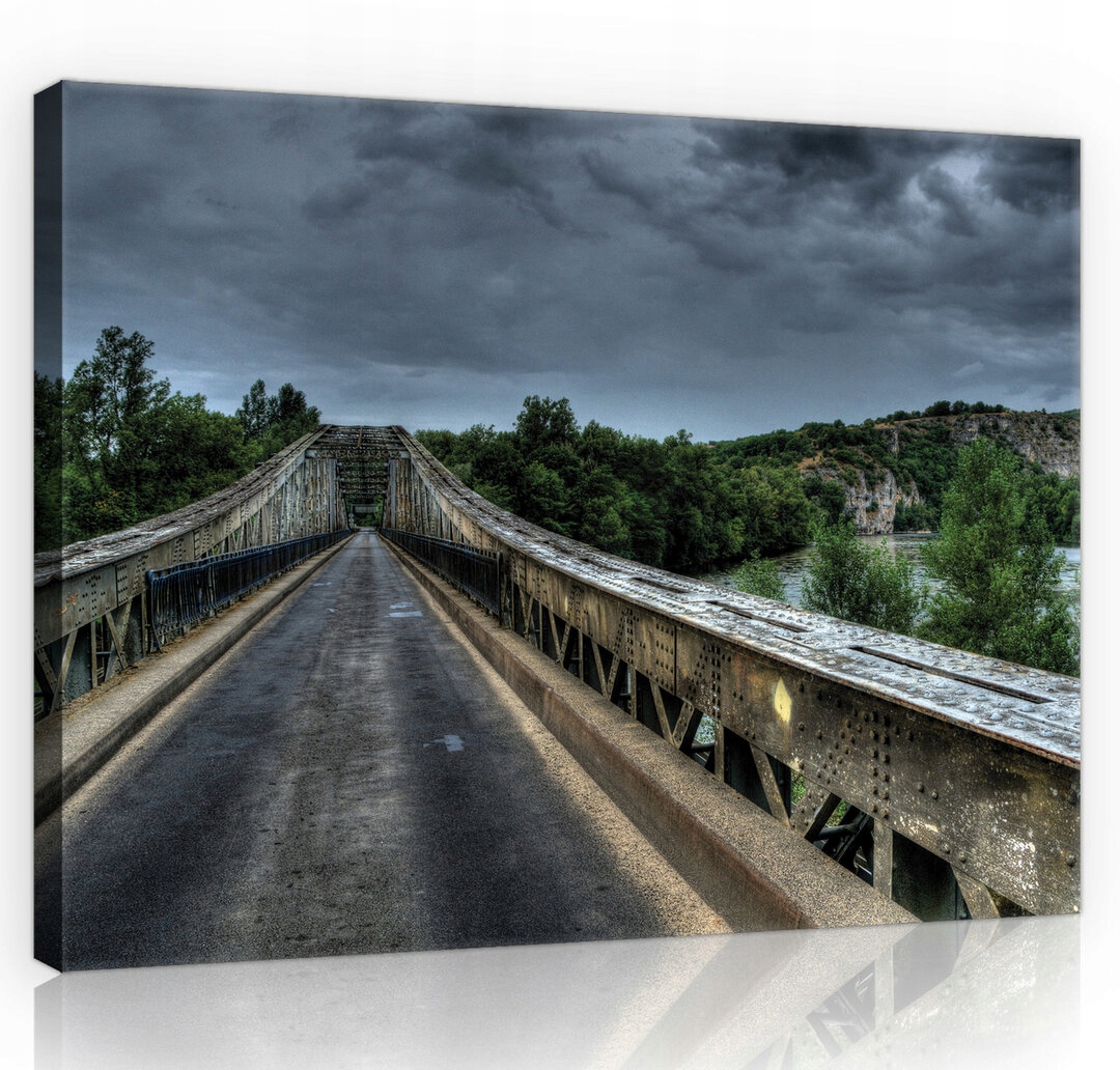 Obraz Na Plátně Canvas 80x60 Cesta Most Řeka