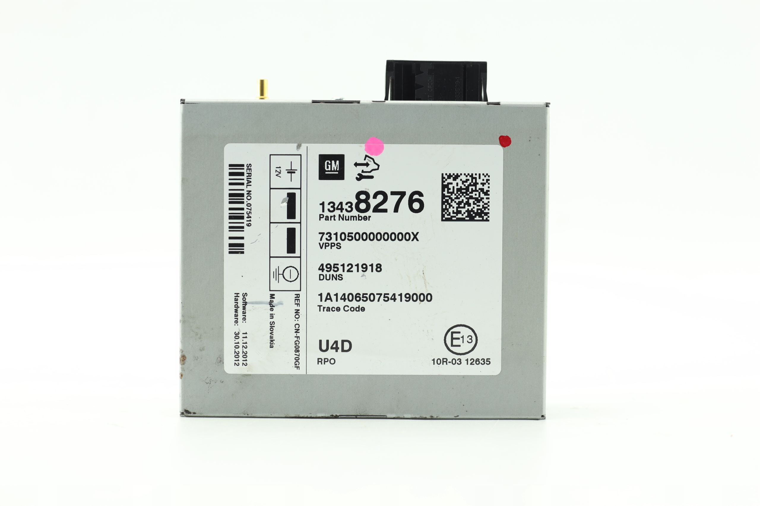 RADIO NAWIGACJA MODUŁ WZMACNIACZ RADIA OPEL MOKKA A 23483682 13438276 Numer katalogowy części 23483682, 13438276