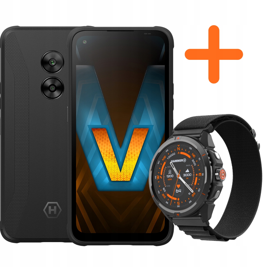Smartphone Hammer Blade V 5G Obrněný Chytré Hodinky Hammer Watch 2 Sada