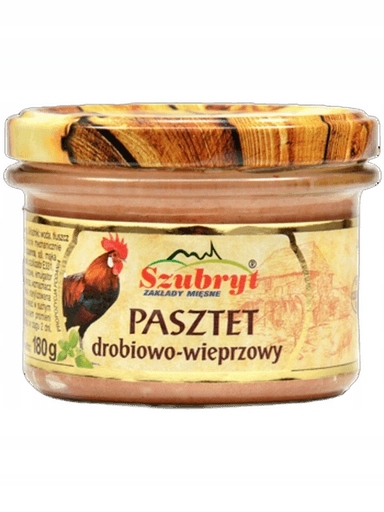 Levně 7 x Šubrytová drůbeží a vepřová paštika 180 g