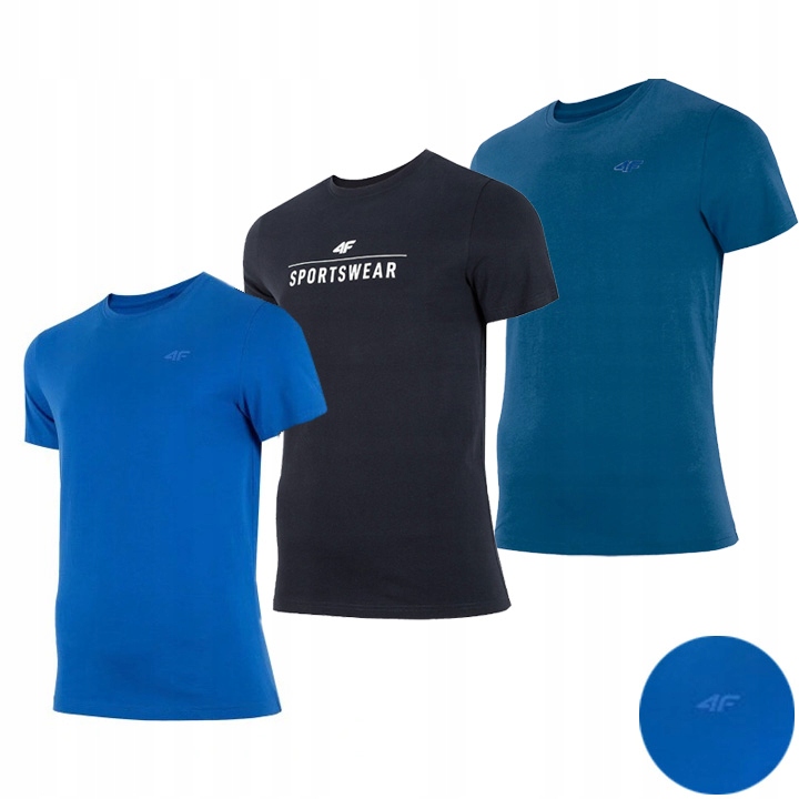 

Komplet Męski 4F Koszulka T-shirt Zestaw 3PAK M