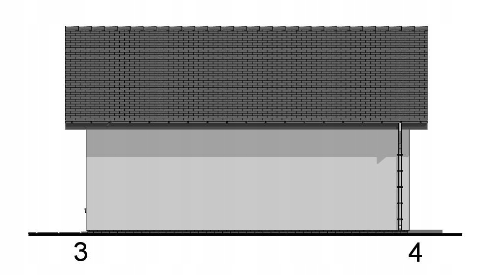 PROJEKT BUDYNKU GOSPODARCZEGO G6 Długość 7 m