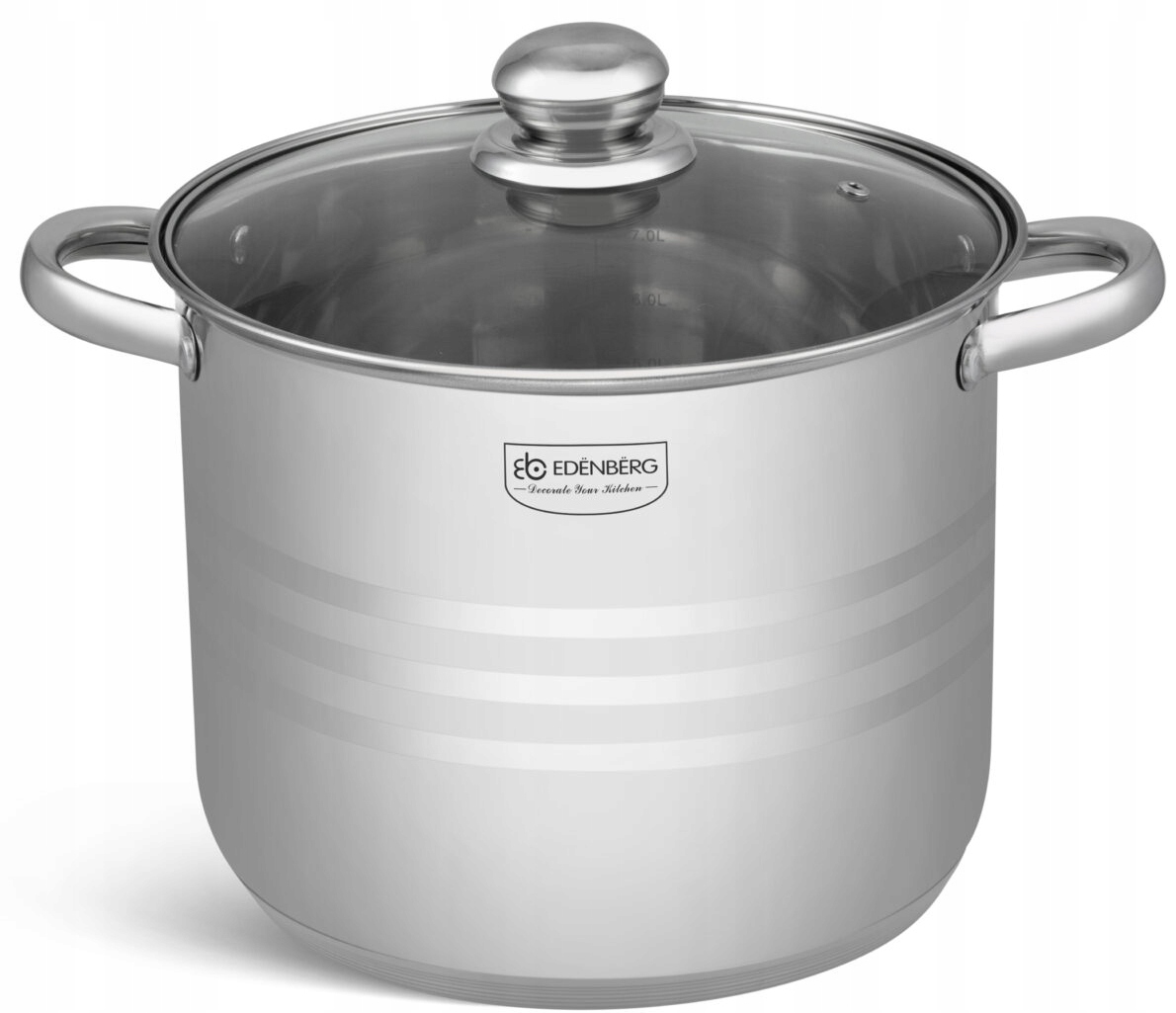 Wysoki Garnek Stalowy Kociołek 24CM 8,6L Edenberg