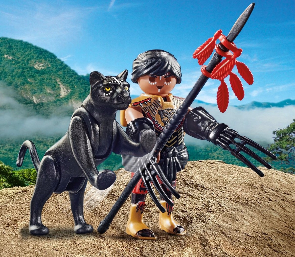 PLAYMOBIL Wojownik z panterą Special Plus 70878 Marka PLAYMOBIL