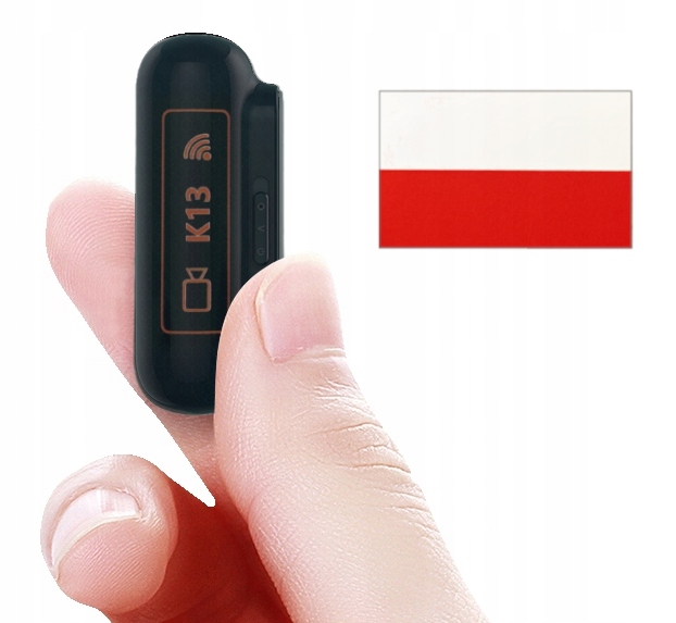 Dyktafon mały magnes draVires 32GB szpiegowski 40dni + naklejka