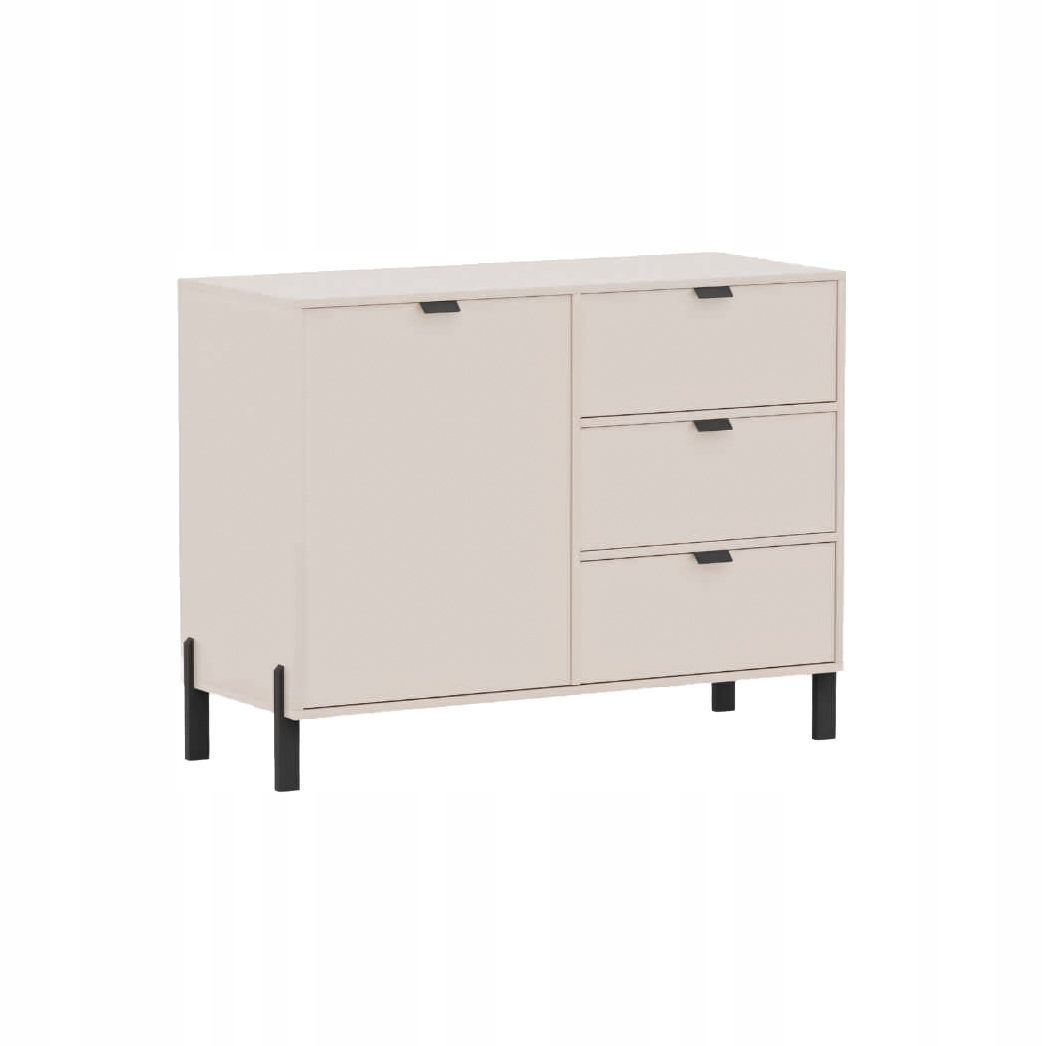Komoda Mino 109 cm do obývacího pokoje, ložnice, odstíny béžové