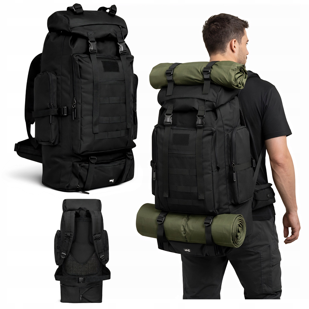 Plecak Ewakuacyjny Taktyczny Turystyczny Sportowy Pojemny Militarny 100 L