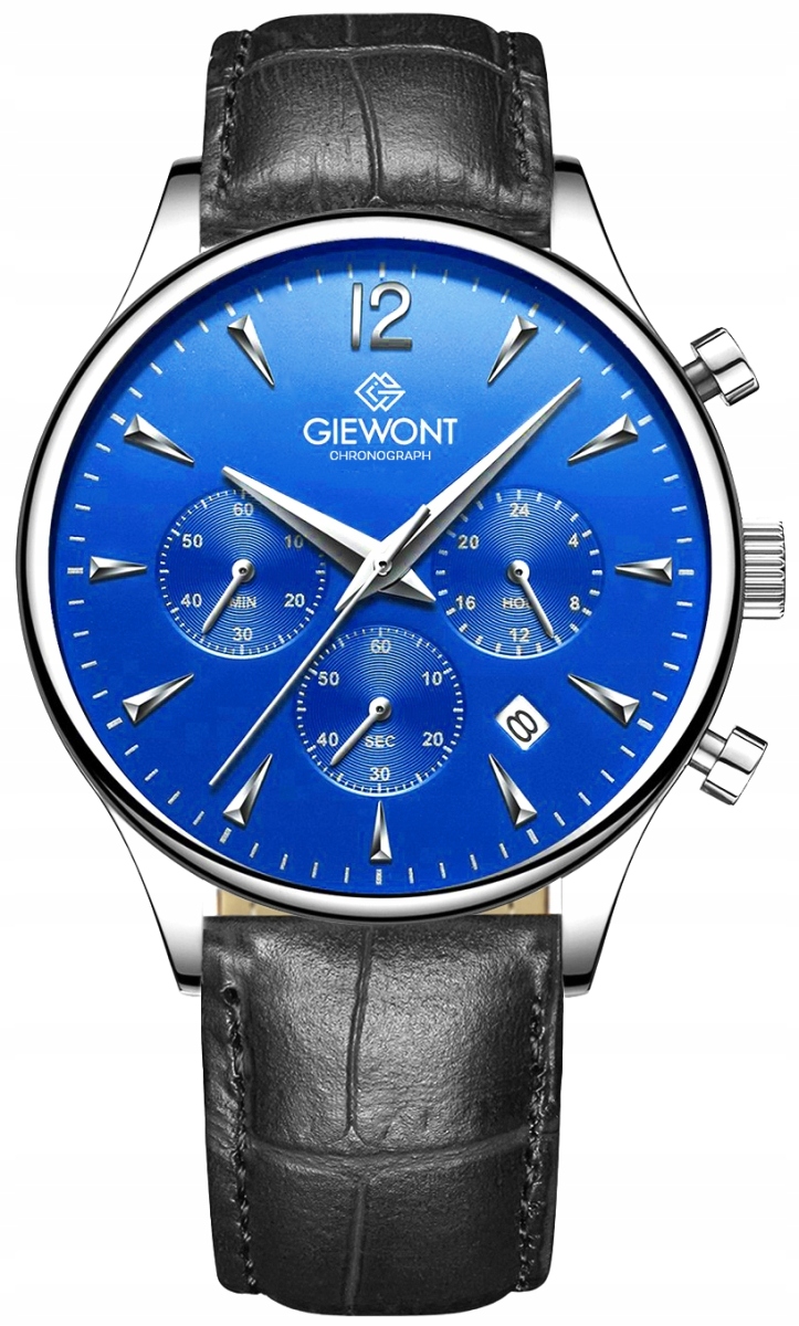 Pánské Hodinky Giewont Chronograph Sapphire Černomodré GW6310-A3