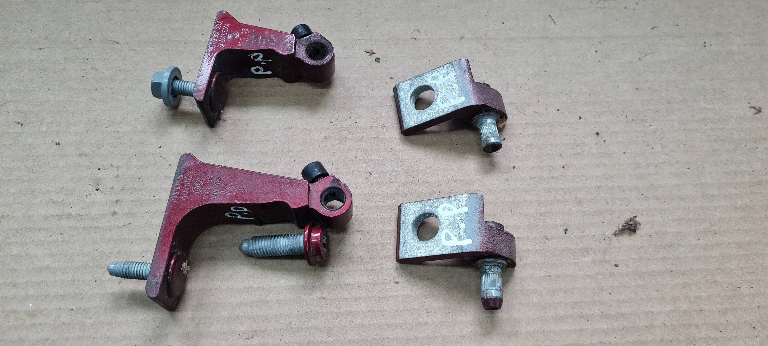 A4 B9 8W S4 hinge hinges door right right front KOMPLET LY3S