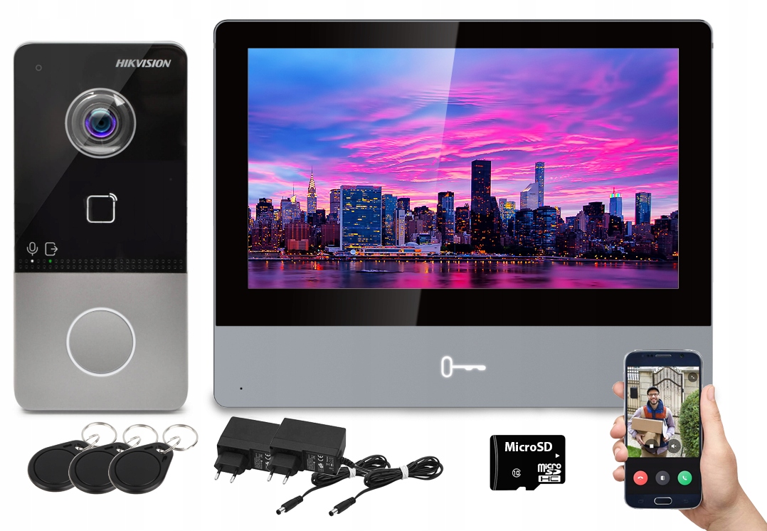 Ip Wifi Videovrátnik Hikvision Ips KH8350 7'' Vip