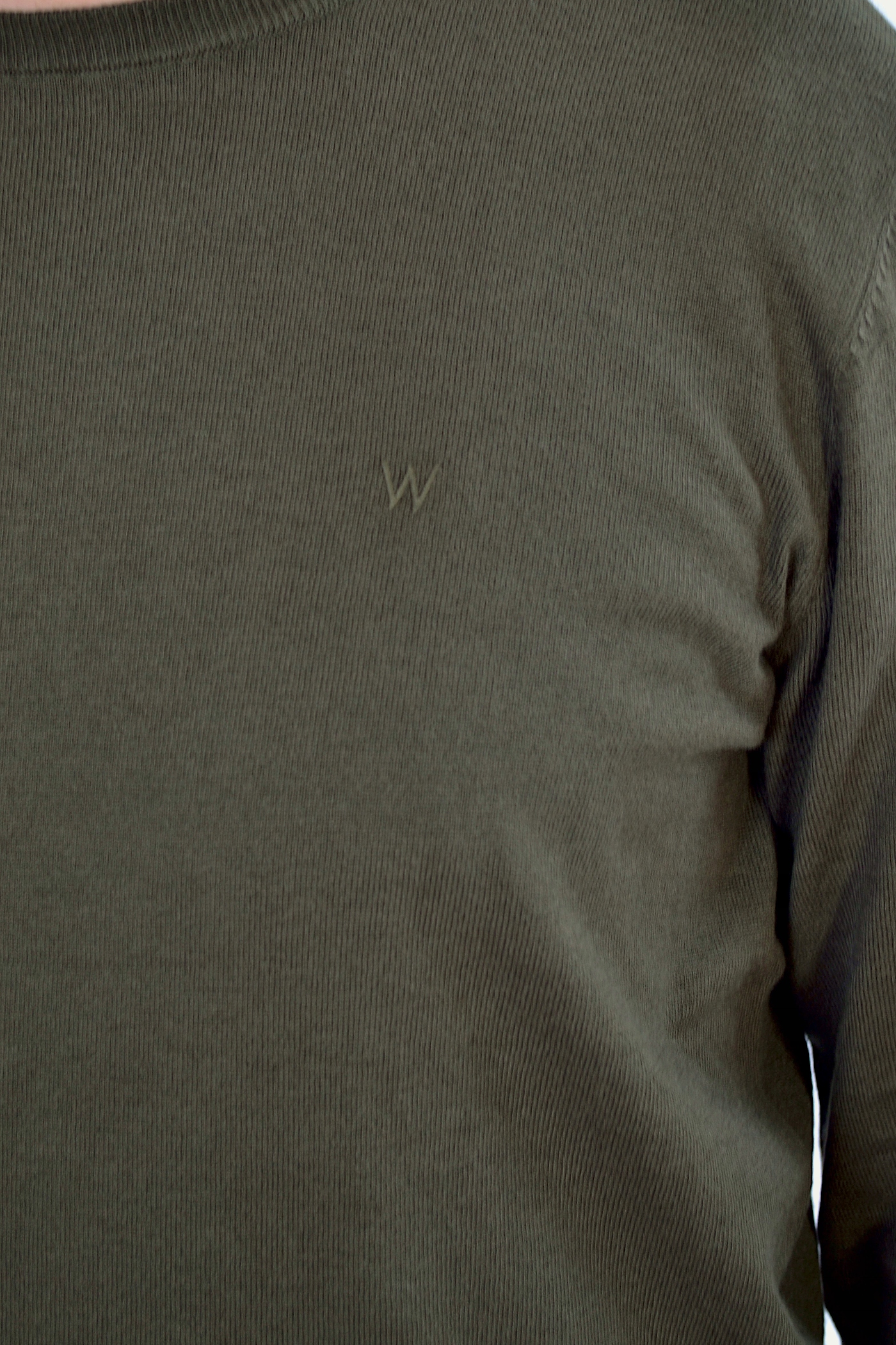 WRANGLER CREW KNIT ROSIN GREEN SWETER Z WEŁNĄ XL Rozmiar XL